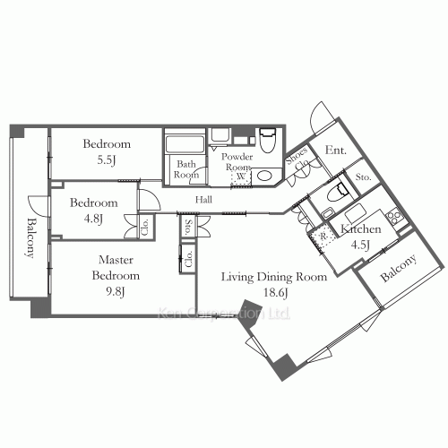 パークハウス広尾の写真 間取り