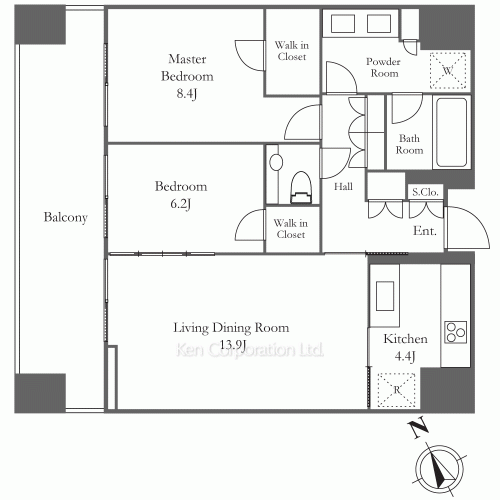 麻布台ヒルズ レジデンスBの写真 間取り