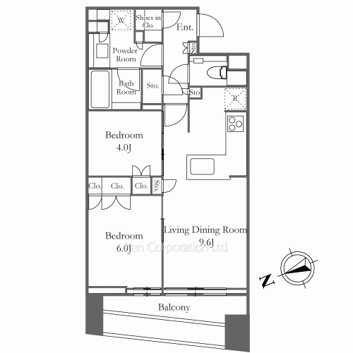プラウド渋谷東の写真 間取り