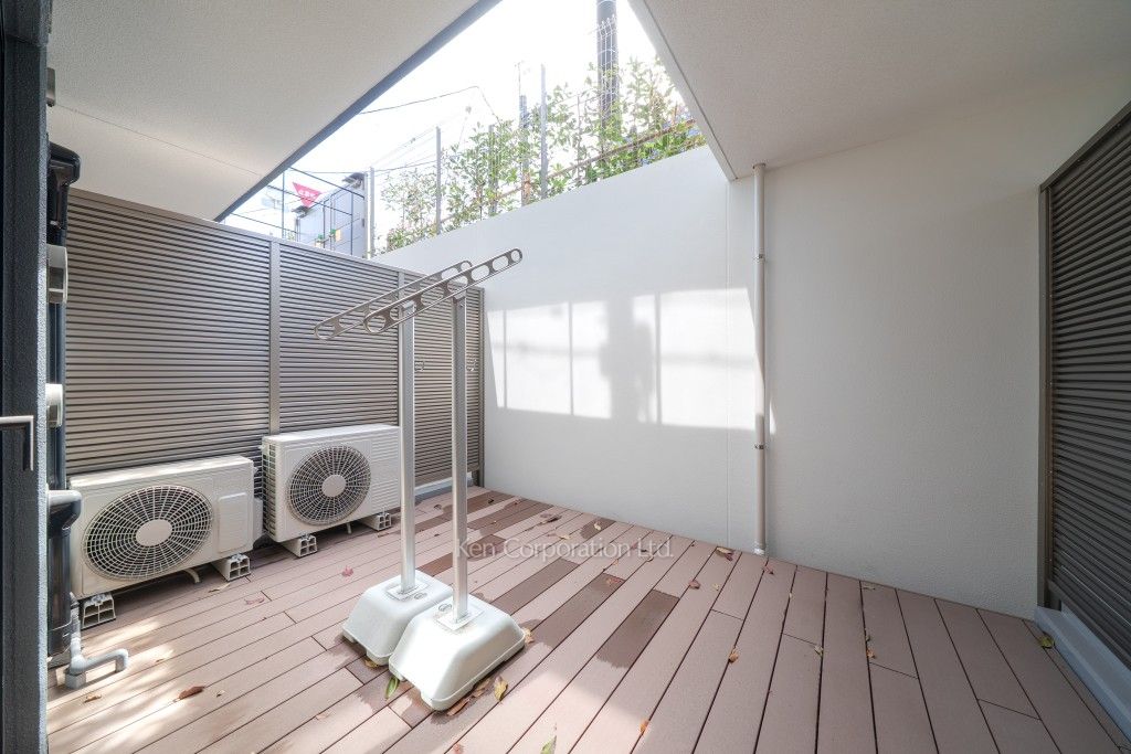 アジールコート都立大学の写真 テラス