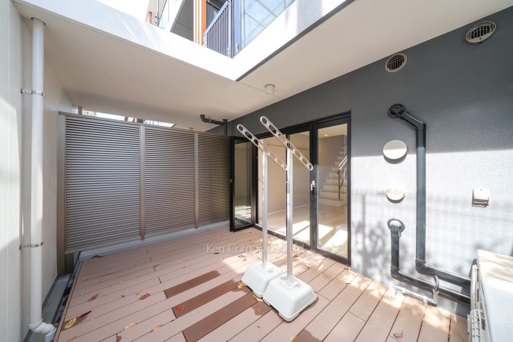 アジールコート都立大学の写真 テラス