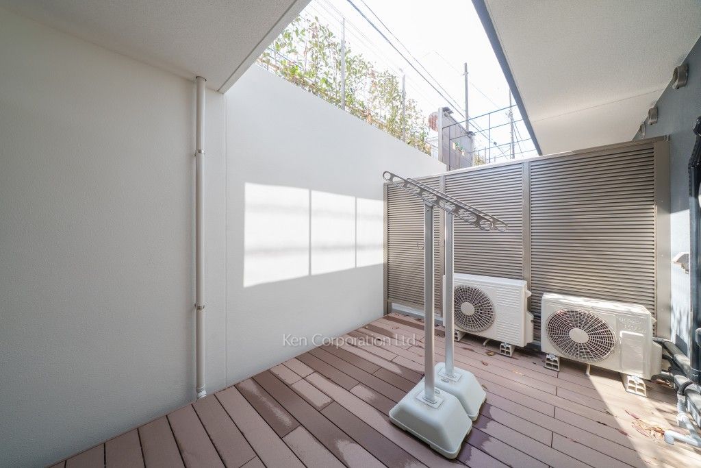 アジールコート都立大学の写真 テラス