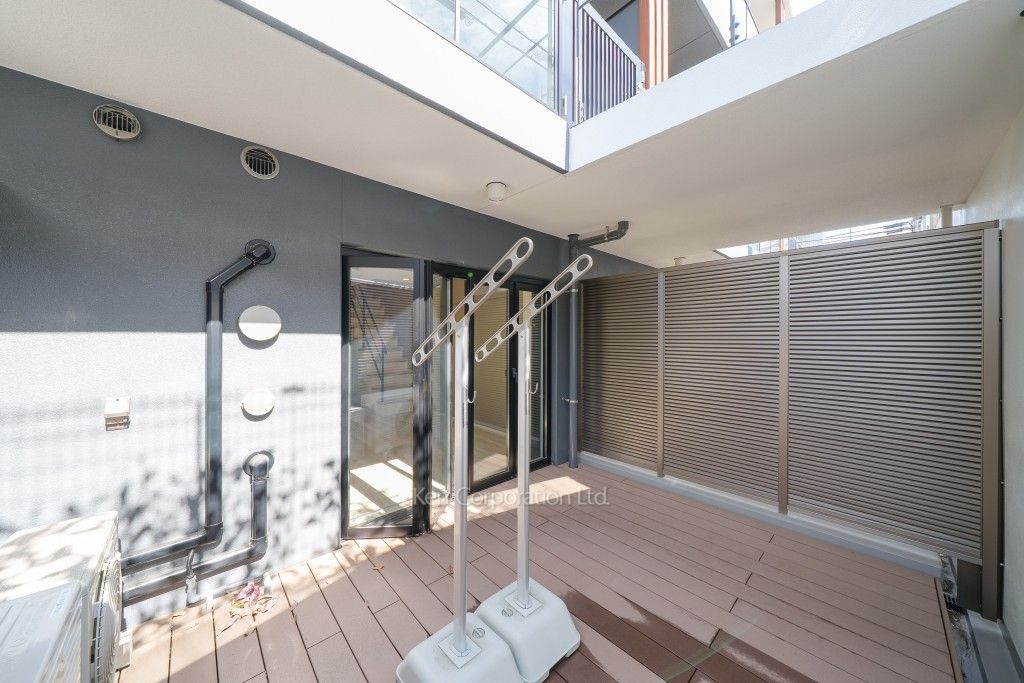 アジールコート都立大学の写真 テラス