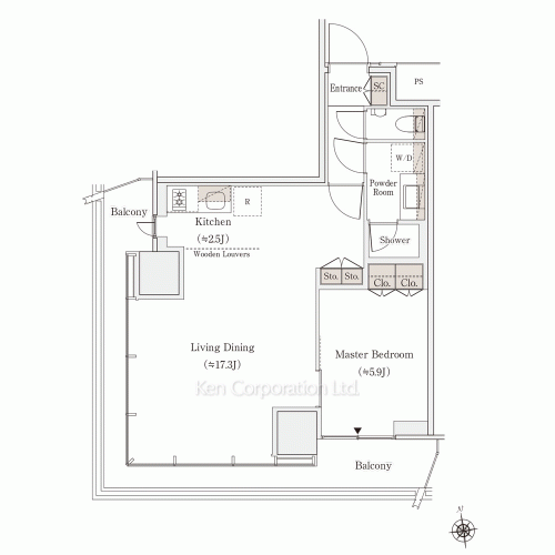 OIMACHI TRACKS RESIDENCEの写真 間取り