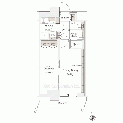 OIMACHI TRACKS RESIDENCEの写真 間取り