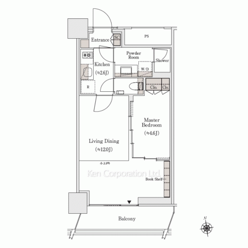 OIMACHI TRACKS RESIDENCE(SOHOフロア)の写真 間取り