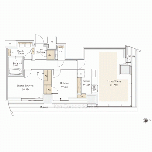 OIMACHI TRACKS RESIDENCEの写真 間取り