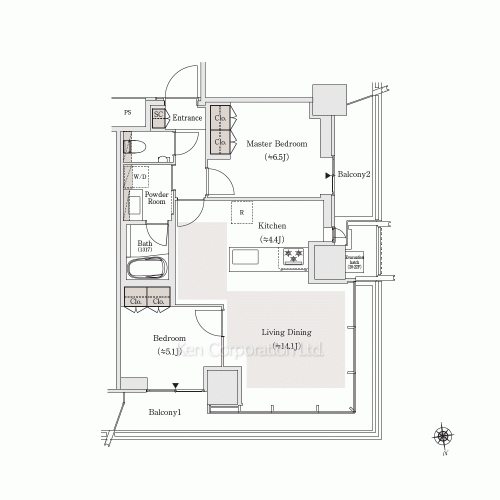 OIMACHI TRACKS RESIDENCEの写真 間取り