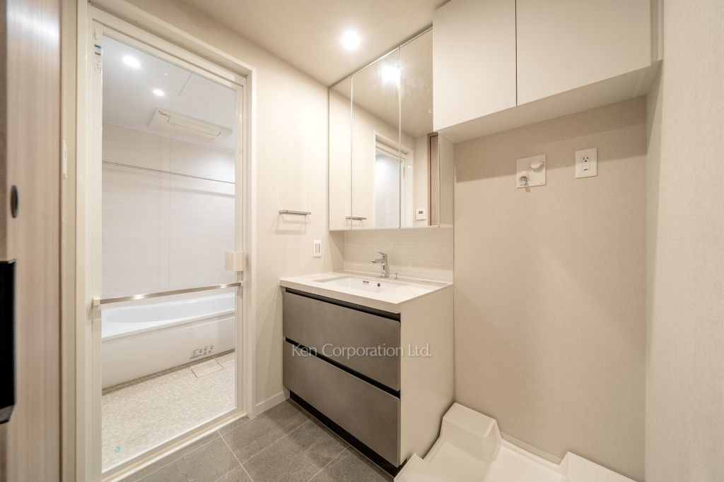 OIMACHI TRACKS RESIDENCEの写真 パウダールーム ※23階の同じ間取タイプを撮影。仕様が異なることがあります。