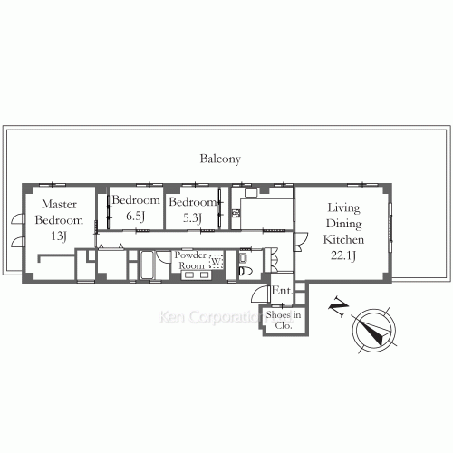 赤坂新坂ハウスの写真 間取り