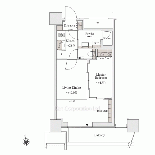 OIMACHI TRACKS RESIDENCEの写真 間取り