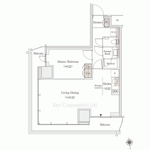 OIMACHI TRACKS RESIDENCEの写真 間取り