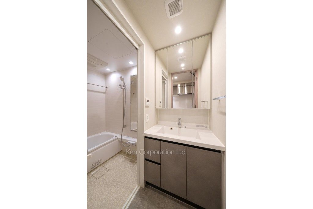 OIMACHI TRACKS RESIDENCEの写真 パウダールーム ※19階の同じ間取タイプを撮影。仕様が異なることがあります。