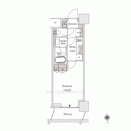 OIMACHI TRACKS RESIDENCEの写真 間取り