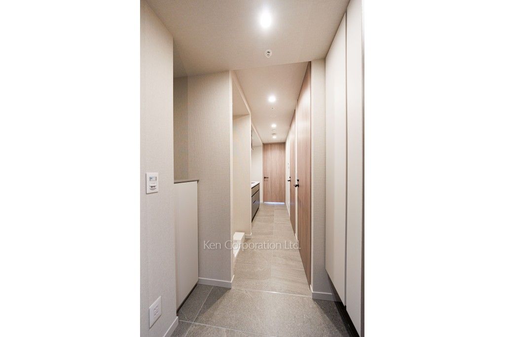 OIMACHI TRACKS RESIDENCEの写真 廊下 ※19階の同じ間取タイプを撮影。仕様が異なることがあります。