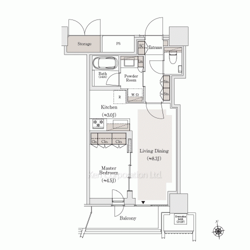 OIMACHI TRACKS RESIDENCEの写真 間取り