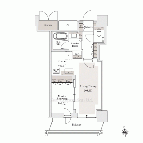 OIMACHI TRACKS RESIDENCEの写真 間取り