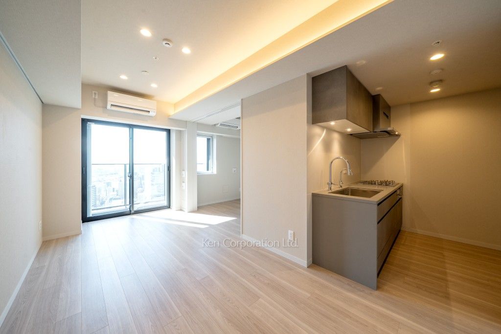 OIMACHI TRACKS RESIDENCEの写真 居室（LDなど） ※23階の同じ間取タイプを撮影。仕様が異なることがあります。