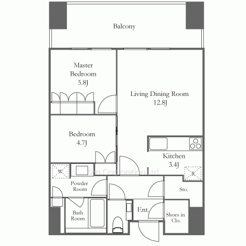 麻布台ヒルズ レジデンスBの写真 間取り