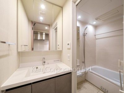 パウダールーム ※19階の同じ間取タイプを撮影。仕様が異なることがあります。