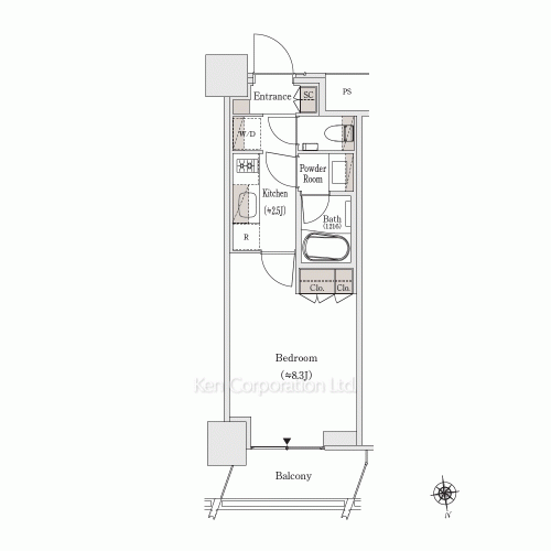 OIMACHI TRACKS RESIDENCEの写真 間取り