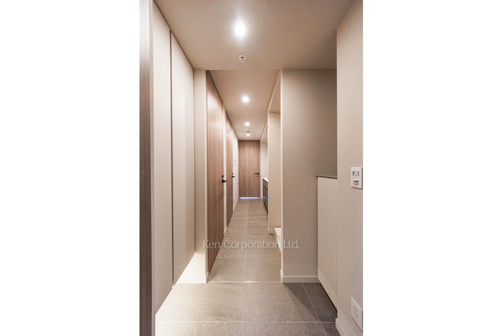 OIMACHI TRACKS RESIDENCEの写真 廊下 ※19階の同じ間取タイプを撮影。仕様が異なることがあります。