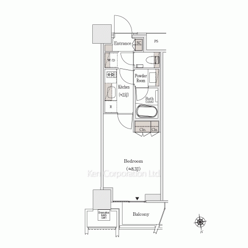 OIMACHI TRACKS RESIDENCEの写真 間取り