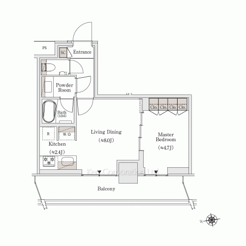 OIMACHI TRACKS RESIDENCEの写真 間取り
