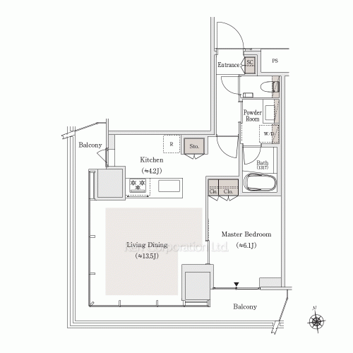OIMACHI TRACKS RESIDENCEの写真 間取り