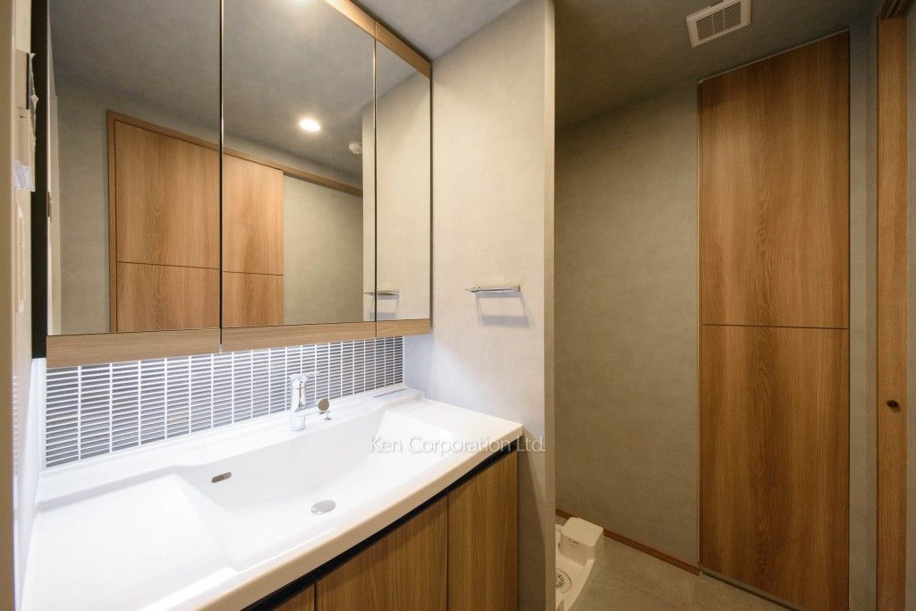 ENetial代官山の写真 パウダールーム ※7階の同じ間取タイプを撮影。仕様が異なることがあります。