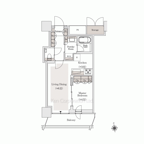 OIMACHI TRACKS RESIDENCEの写真 間取り