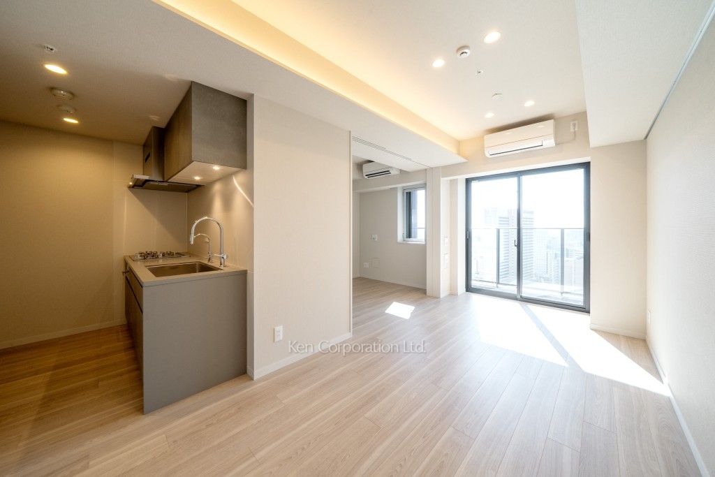 OIMACHI TRACKS RESIDENCEの写真 居室（LDなど） ※23階の同じ間取タイプを撮影。仕様が異なることがあります。