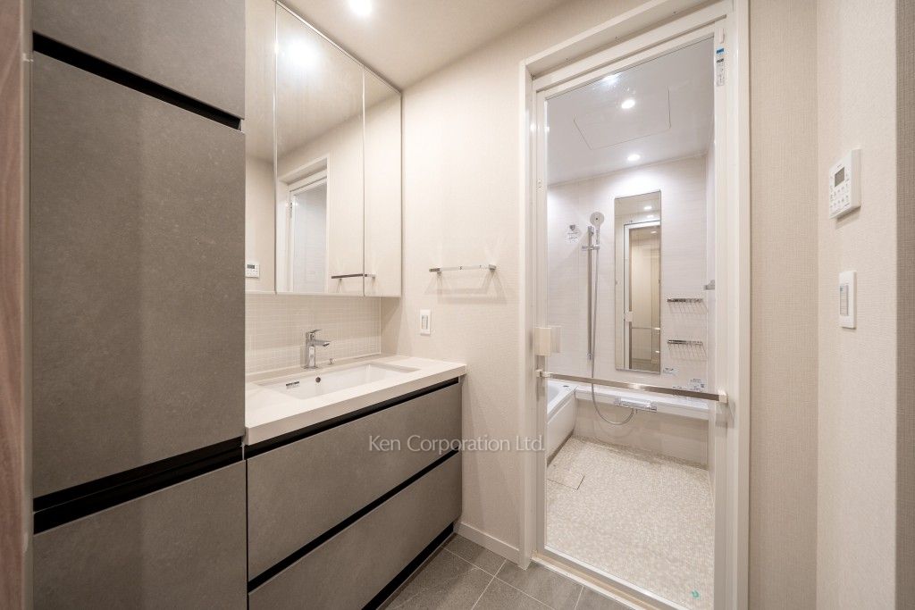 OIMACHI TRACKS RESIDENCEの写真 パウダールーム ※23階の同じ間取タイプを撮影。仕様が異なることがあります。