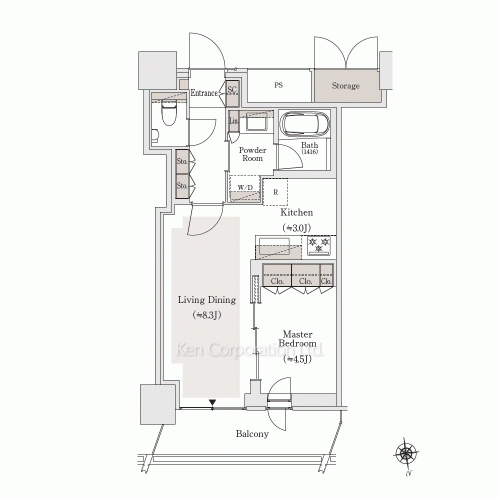 OIMACHI TRACKS RESIDENCEの写真 間取り