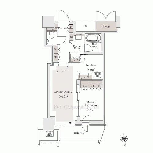 OIMACHI TRACKS RESIDENCEの写真 間取り
