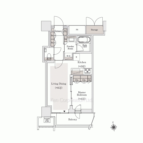OIMACHI TRACKS RESIDENCEの写真 間取り