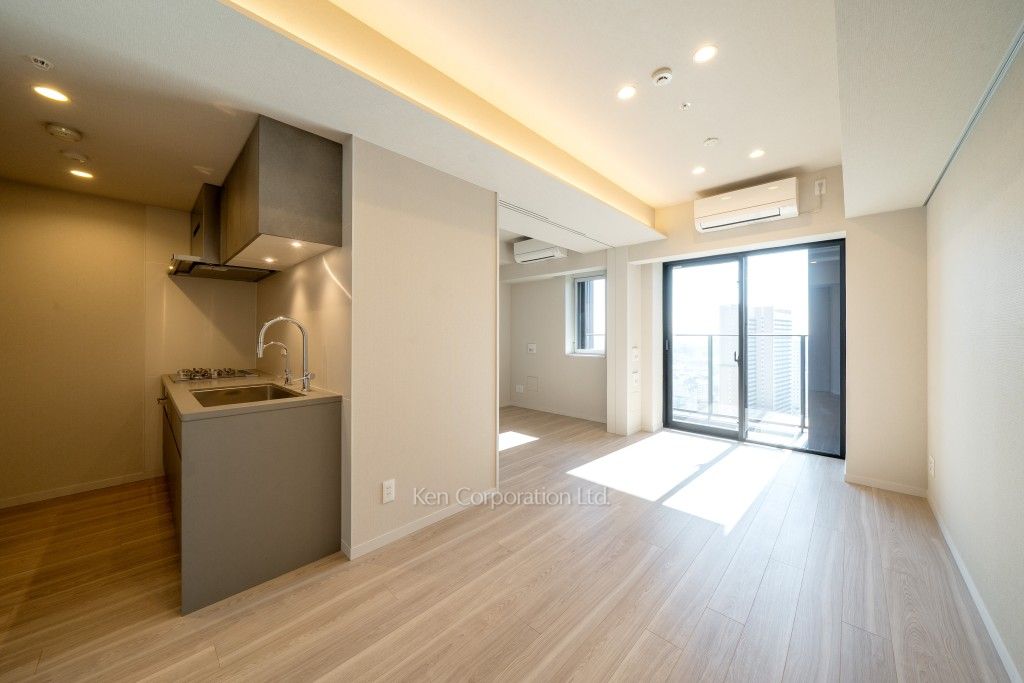 OIMACHI TRACKS RESIDENCEの写真 居室（LDなど） ※23階の同じ間取タイプを撮影。仕様が異なることがあります。