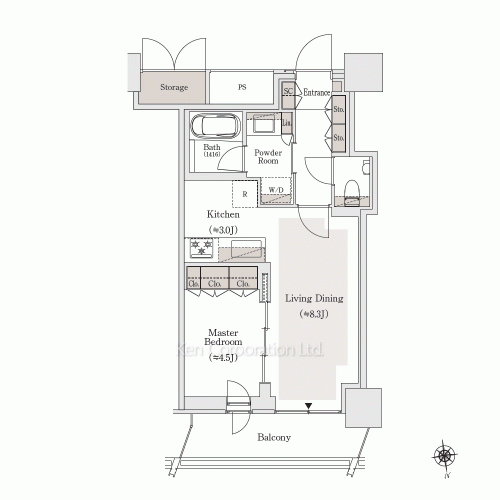 OIMACHI TRACKS RESIDENCEの写真 間取り