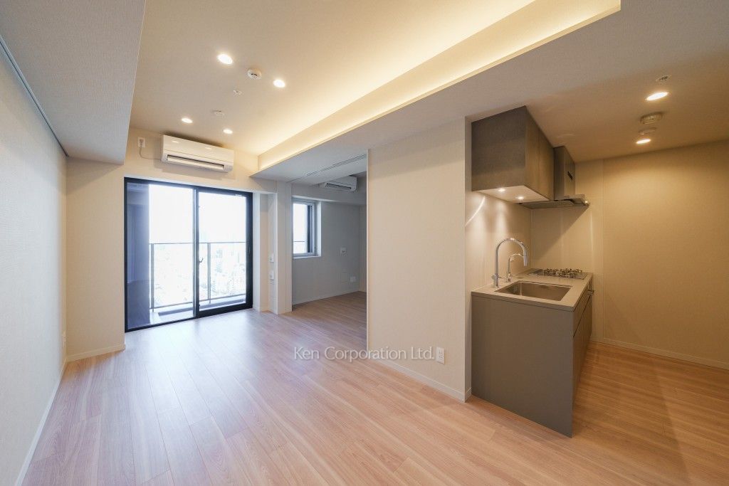 OIMACHI TRACKS RESIDENCEの写真 居室（LDなど） ※23階の同じ間取タイプを撮影。仕様が異なることがあります。