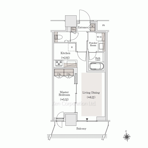 OIMACHI TRACKS RESIDENCEの写真 間取り