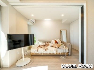 OIMACHI TRACKS RESIDENCEの写真 マスターベッドルーム　ベッドルーム　※MODEL ROOM ※23階の同じ間取タイプを撮影。仕様が異なることがあります。