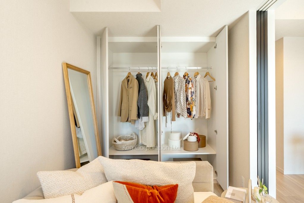 OIMACHI TRACKS RESIDENCEの写真 クローゼット　※MODEL ROOM ※23階の同じ間取タイプを撮影。仕様が異なることがあります。