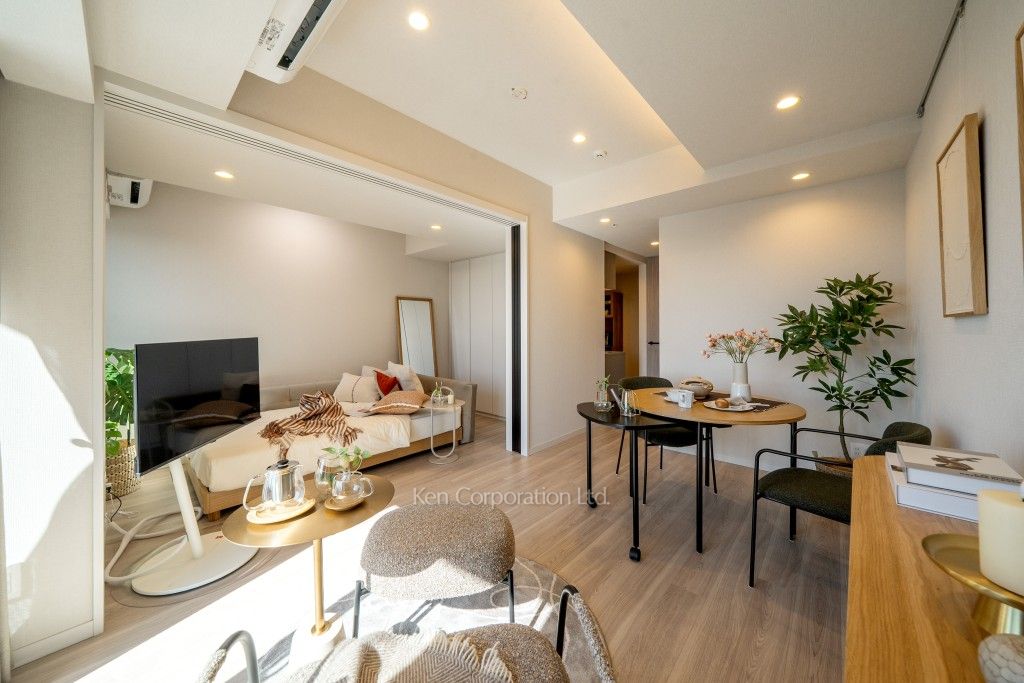 OIMACHI TRACKS RESIDENCEの写真 居室（LDなど）　※MODEL ROOM ※23階の同じ間取タイプを撮影。仕様が異なることがあります。