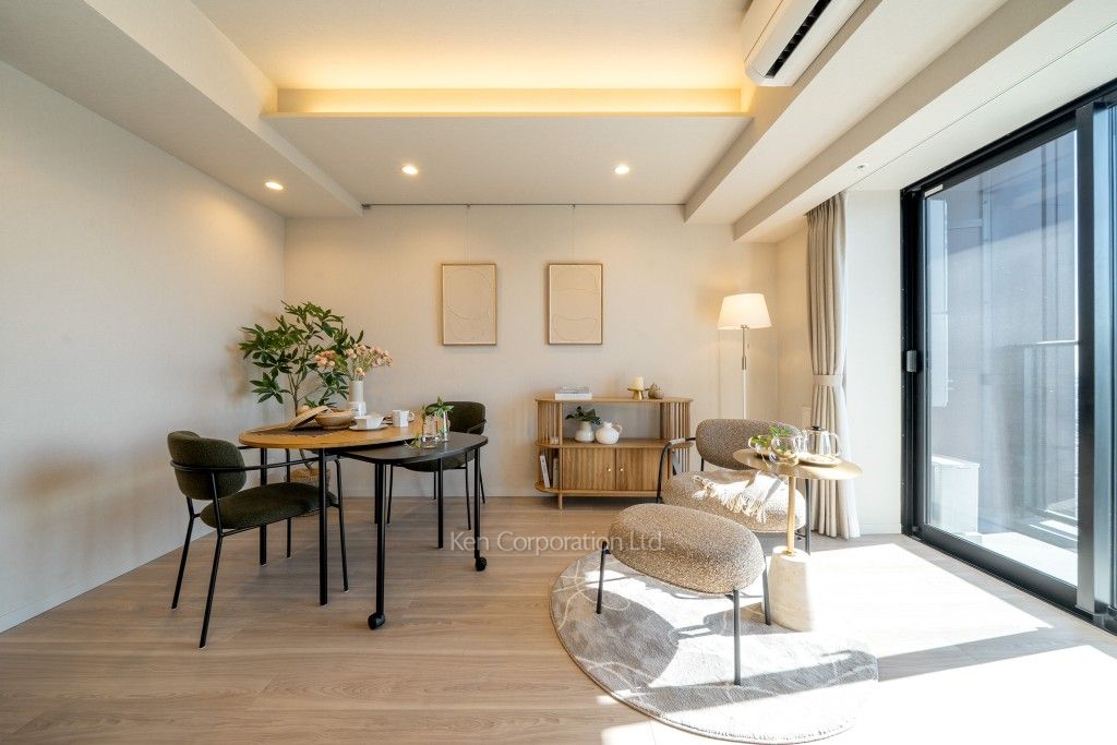 OIMACHI TRACKS RESIDENCEの写真 居室（LDなど）　※MODEL ROOM ※23階の同じ間取タイプを撮影。仕様が異なることがあります。