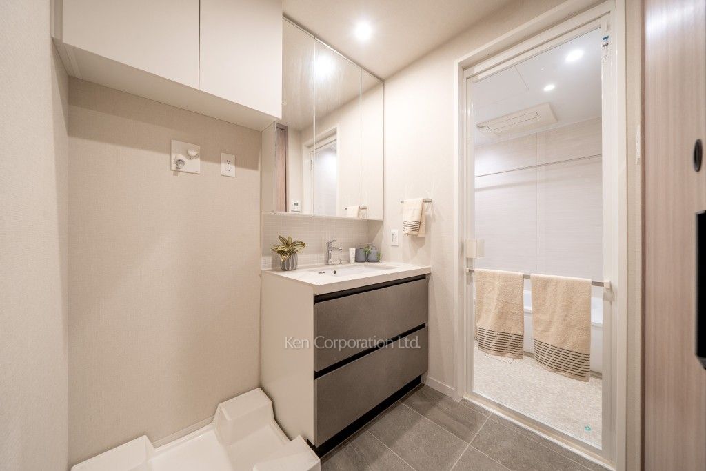 OIMACHI TRACKS RESIDENCEの写真 パウダールーム　※MODEL ROOM ※23階の同じ間取タイプを撮影。仕様が異なることがあります。