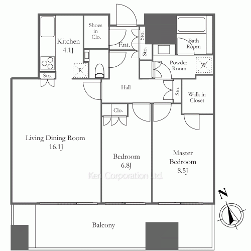 麻布台ヒルズ レジデンスBの写真 間取り
