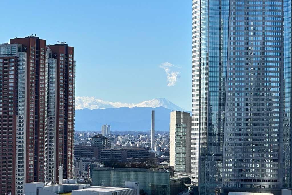 麻布台ヒルズ レジデンスBの写真 望遠レンズで撮影