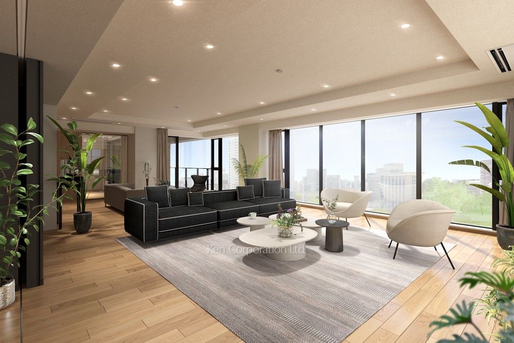 the UPPER HOUSE SHIROKANEの写真 居室（LDなど）　※画像はCGです