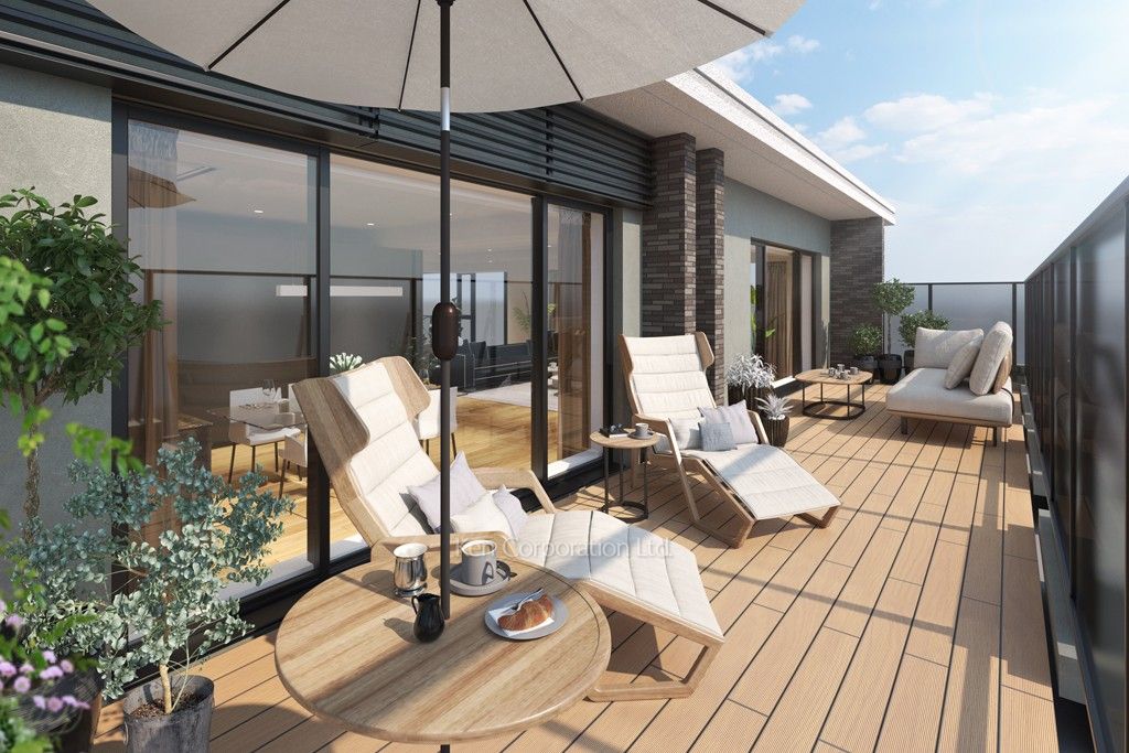 the UPPER HOUSE SHIROKANEの写真 バルコニー　※画像はCGです