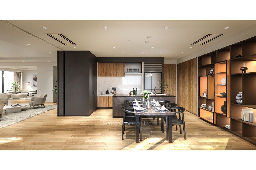 the UPPER HOUSE SHIROKANEの写真 キッチン　※画像はCGです